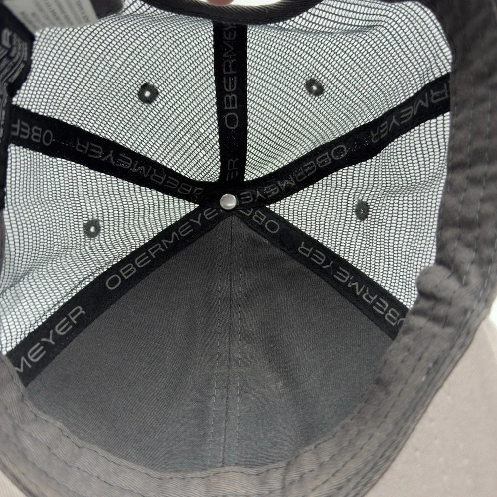 Obermeyer‎ Gray Meshback Baseball Cap Hat Snapback OSFA